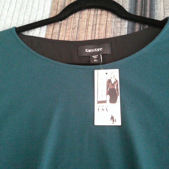 Karen Kane Mixed Haute Stuff Side tie sweater Join the conversation NEW Size XL - Picture 3 of 5